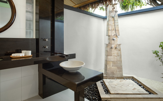 Badezimmer Dhawa Ihuru Badezimmer im Dhawa Ihuru auf Malediven Inselhopping Reisen
